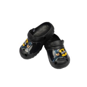 Batman Kids Clogs Lightweight & Comfortable Slip-On Sandals –For Boys – Black