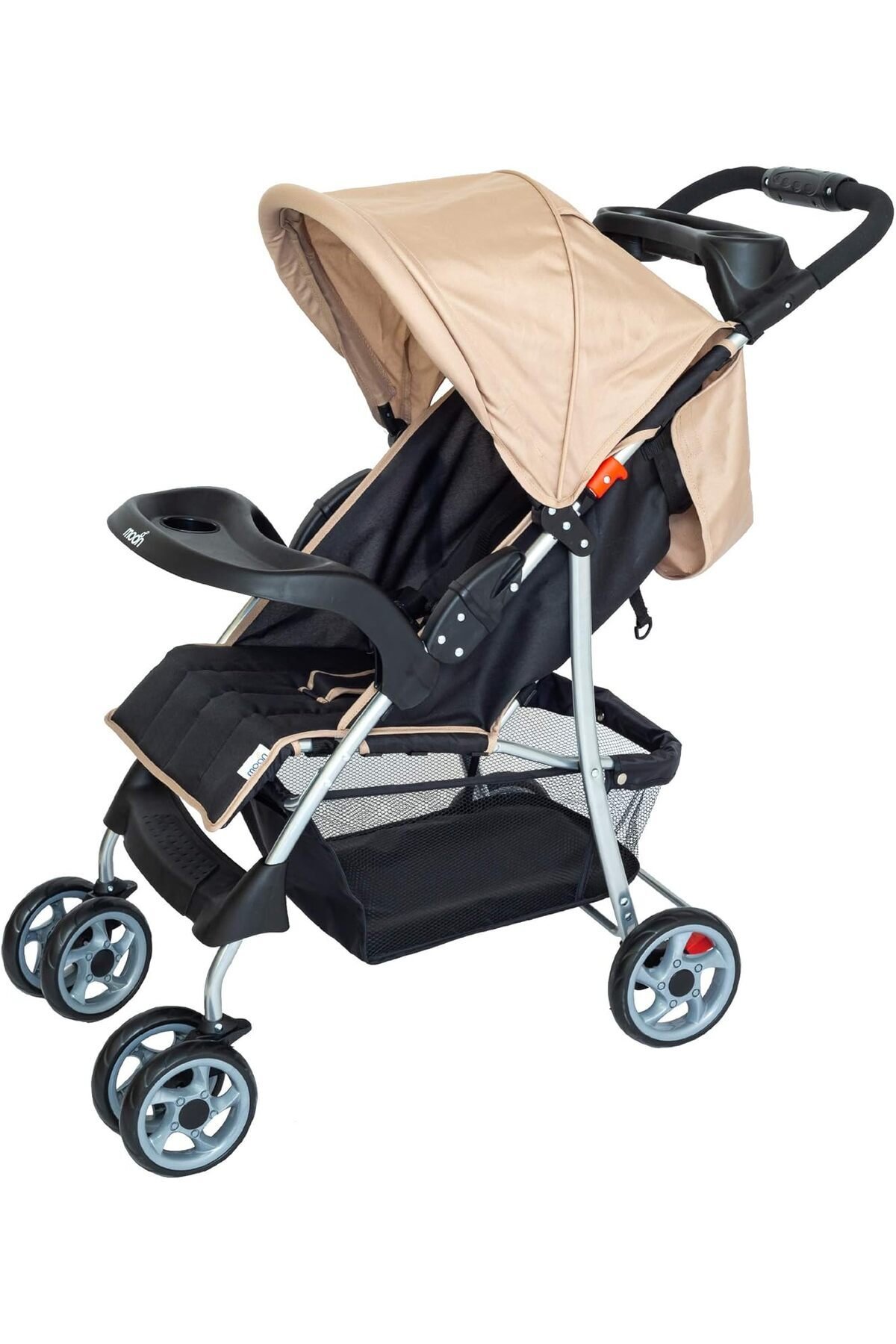 MOON Trek - One Fold Stroller - Beige 1 MOON Trek - One Fold Stroller - Beige
