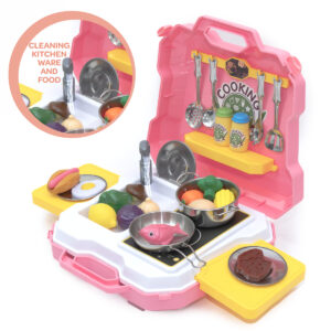 MOON Kitchen Expert- Junior Chef Stainless Steel Kitchen Cooking Set (35Pcs) -for 3y+