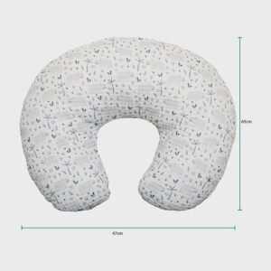 MOON Portable Nursing Breast Feeding Baby Support Pillow Cushion  With Washable Zippered Cover-Hippo