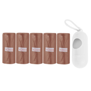 STAR BABiES - Scented Bag 75pcs w/ Dispenser - Brown
