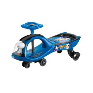 URBAN TOTS Smily Rider Swing Ride-On & Car For Kids With Music & Horn Steering-Red & Blue