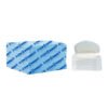STAR BABiES - Combo Pack of 2- Disposable Changing Mat Pack of 12 with Breast Pad (20 Pcs) - Blue