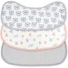 MOON Organic Burpy Cloth. (8 Layer)-Bear, Forest,& grey