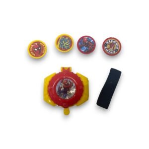 Marvel Spider-Man Disc Shooter Toy for Kids | Web Head Crime Fighter Target Game | Ages 3+| Multicolor
