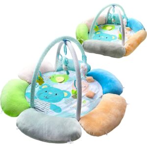 MOON Flower cushion Playmat - Bear and Sheep