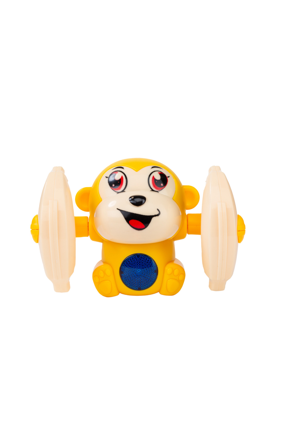 URBAN TOTS Animal Cartoon Model Monkey With Voice Control, Light, Sound & 360° Rotation-Yellow 1 URBAN TOTS Animal Cartoon Model Monkey With Voice Control, Light, Sound & 360° Rotation-Yellow