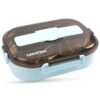 COCOBEE Kids Oval Lunch Box, Non-Toxic Food-Grade Material- Blue
