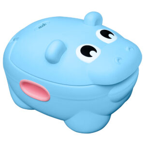 MOON Baby potty Hippo with PU Cushion  - Blue