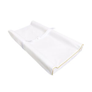 MOON  Organic changing mat - White, Organic Changing mat fabric