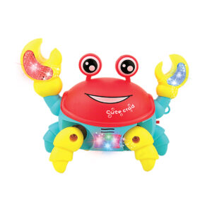 URBAN TOTS Mini Crawling Crab Baby Musical & Light Toy – Multicolor