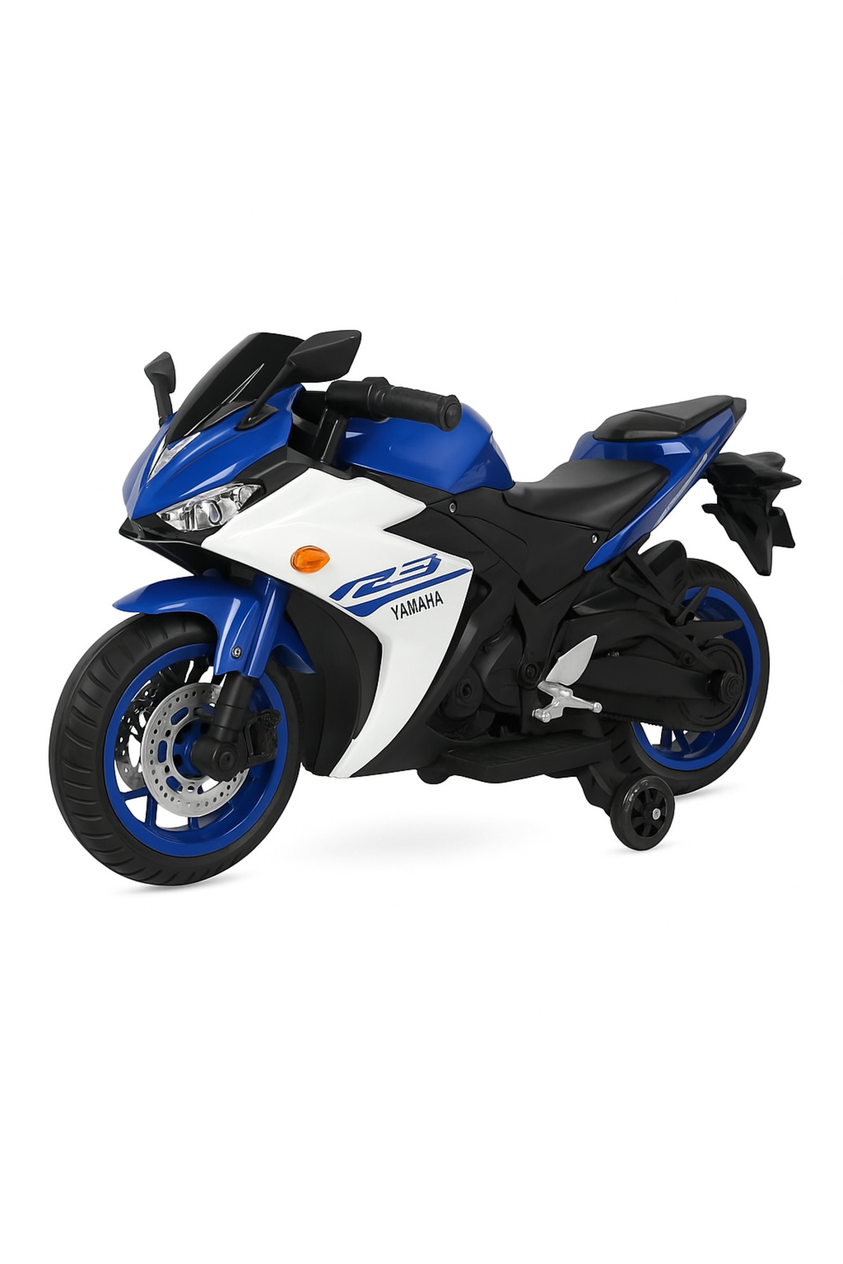 URBAN TOTS-R3 Kids Toy Bike Rechargeable Battery Operated Ride-On With Single 12000 Rpm Motor-white and Blue 1 URBAN TOTS-R3 Kids Toy Bike Rechargeable Battery Operated Ride-On With Single 12000 Rpm Motor-white and Blue