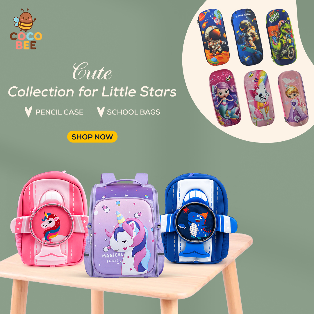 Home - English 6 Cocobee Bag & Pencil Case Eng