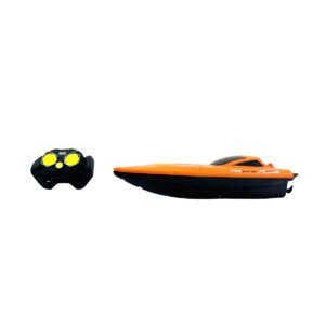 4 Way 2.4G Remote Control Boat for Kids – High Speed RC Speedboat with Dual Direction Control, Rechargeable Racing Boat Toy for Pool, Lake and Outdoor Water Play