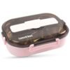 COCOBEE Kids Oval Lunch Box – Non-Toxic, Food-Grade Material, (For Girls)- Pink