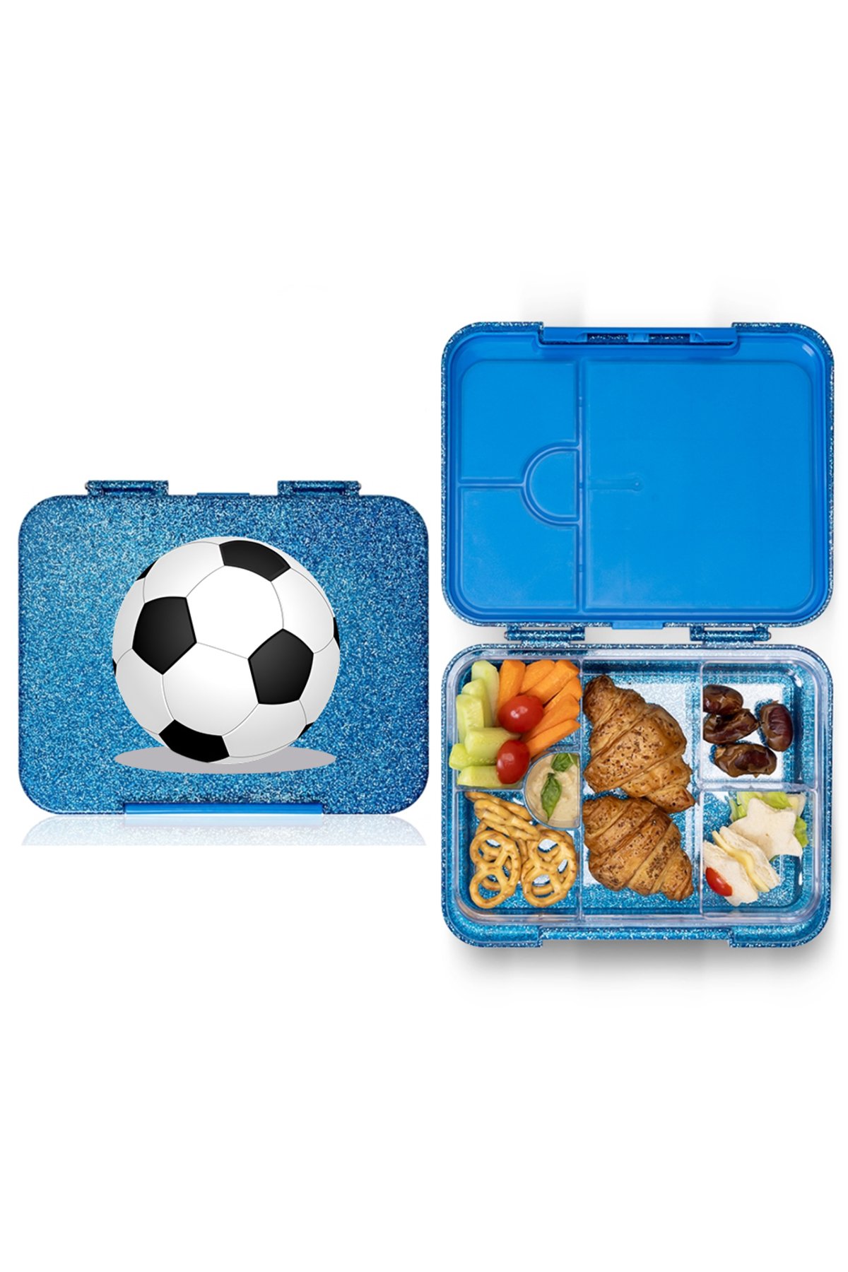 COCOBEE 6-Compartment Bento Lunch Box| Leakproof & Lightweight For Kids – Blue 1 COCOBEE 6-Compartment Bento Lunch Box| Leakproof & Lightweight For Kids – Blue