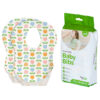MOON Disposable baby bibs- Flowers (24 x 35 cm)