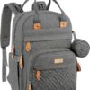 MOON KaryMe - Diaper Back Packwith pacifier case- Dark Grey