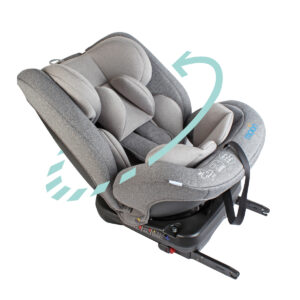 MOON Rover -Baby/Infant Car seat Group:(0+,1,2,3) (0-12 years) 360° Rotate - Grey