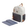 MOON ROCCO Diaper Backpack-Grey Melange