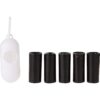 STAR BABiES Disposable Scented Bags Pack of 5 & Dispenser - Black