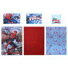 Spiderman 5-In-1 Bnb Comforter Bedding Set – Brushed Microfiber & Polyester Shell – Red
