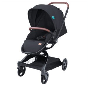 MOON Riche Advanced Baby Stroller ,360° Rotating Handle-Grey