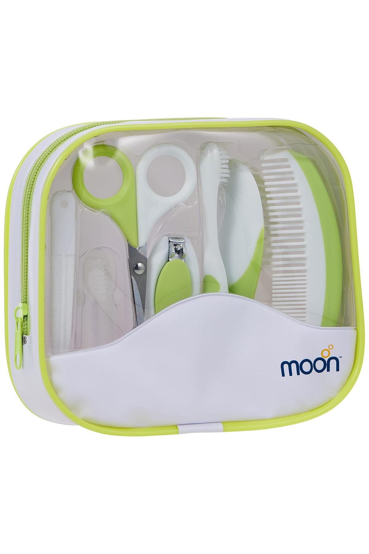 MOON Fingertip Baby Silicone toothbrush with soft Bristles for Infants, white 1 MOON Fingertip Baby Silicone toothbrush with soft Bristles for Infants, white