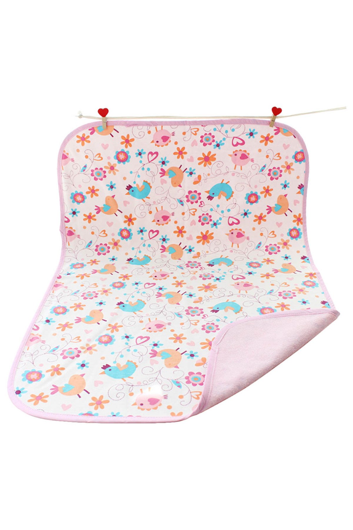 STAR BABiES Reusable Changing Mats - Printed Pink 1 STAR BABiES Reusable Changing Mats - Printed Pink