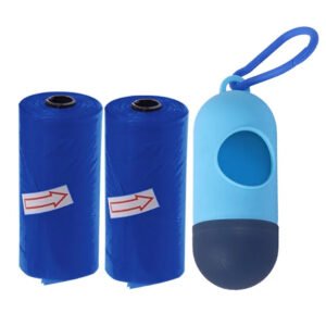 STAR BABiES - Scented Nappy Bag Navy Blue + Dispenser - Pack of 2/30 Bags