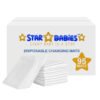 STAR BABiES - Disposable Changing Mat - L - 45 X 60 cm - 95pcs - White