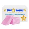 STAR BABiES - Disposable Changing Mat - L - 45 X 60 cm - 40pcs - Pink