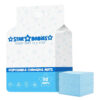 STAR BABiES Disposable Changing Mats,Waterproof Baby Changing Pads, 33x45cm, Highly Absorbent Leakproof Changing Pad Baby, Pack of 50-Blue