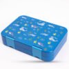 COCOBEE Kids Bento Lunch Box – 6 Compartments, Leakproof, Bpa Free, Microwave Safe – Blue