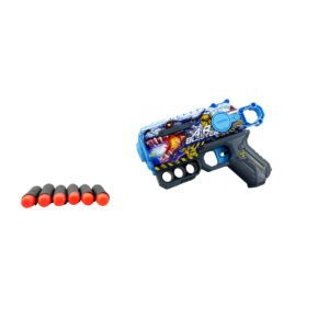 Galaxy Air Blaster Soft Bullet Gun Toy for Kids, Foam Dart Blaster with Refill Soft Bullets, Target Shooting Play Set for Boys and Girls Indoor Outdoor Game