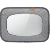 MOON Baby Back Seat Mirror - Universal Fit, Anti-Slip, 360-Degree -Grey