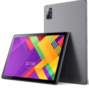 جهاز Oteeto TAB 11 Pro اللوحي بشاشة 10.1 بوصة، يدعم تقنية 5G+ واي فاي، مع غطاء لوحة مفاتيح وقلم وفأرة - سعة تخزين 8 جيجابايت / 512 جيجابايت - رمادي