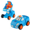 URBAN TOTS Transformer Mini Racing Robot Car – Push & Go Action Toy For Kids - Multicolor