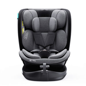 MOON Gyro Pro i-Size 360° Rotating Car Seat w/ ISOFIX for 40-150cm (Group 0+-1-2-3) 0m to 12Yr- ECE R129/E4 – Grey