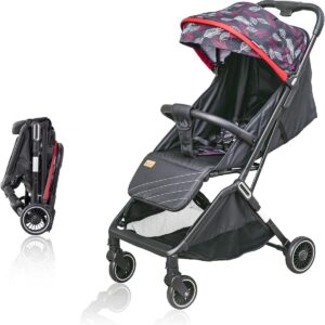 MOON Pronto Autofold stroller -Leaf Pattern