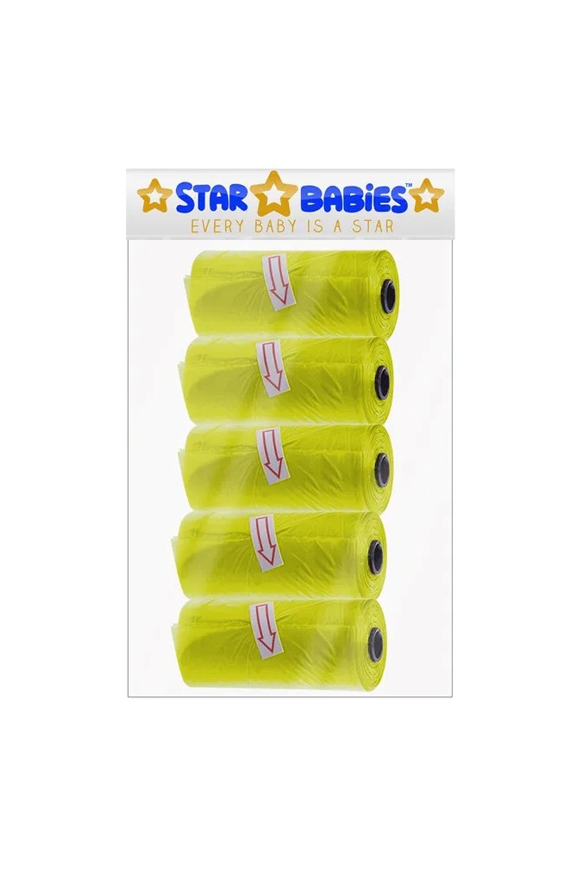 STAR BABiES Scented Bag Yellow Pack of 5 (75 Bags) 1 STAR BABiES Scented Bag Yellow Pack of 5 (75 Bags)
