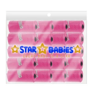 STAR BABiES - Scented Bag Pack of 20/300 Bags - Pink