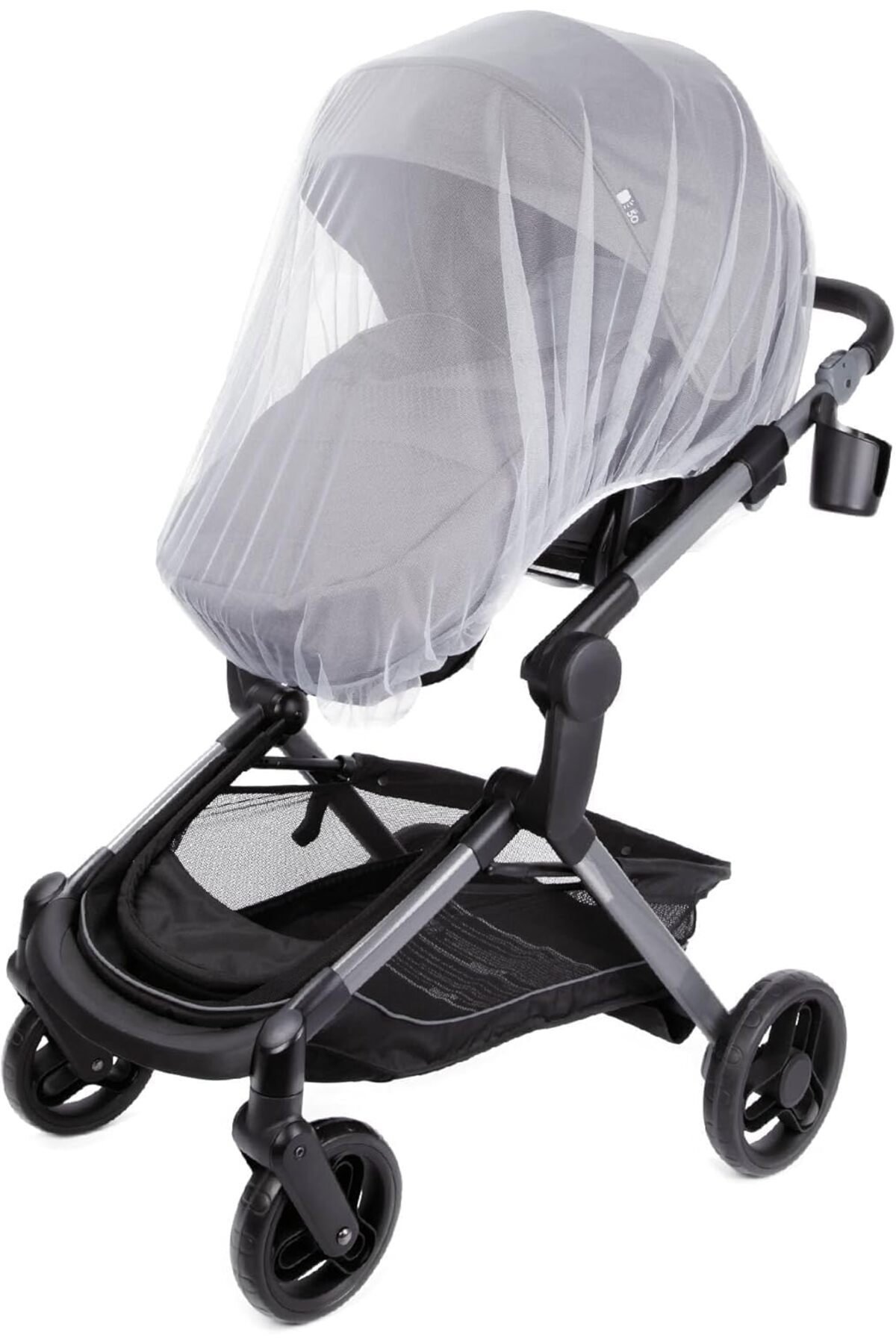 MOON Universal Stroller Mosquito Net, Breathable Mesh Net- for Stroller-White 1 MOON Universal Stroller Mosquito Net, Breathable Mesh Net- for Stroller-White