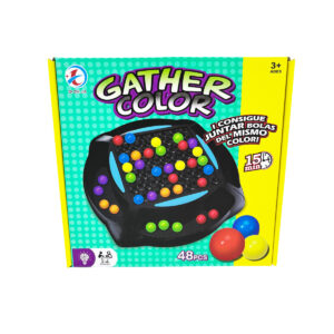 Gather Color Matching Game for Kids 4+ | Fast-Paced Color Sorting Board Game with Balls & Tweezers | Educational STEM Toy for Focus, Coordination & Family Fun