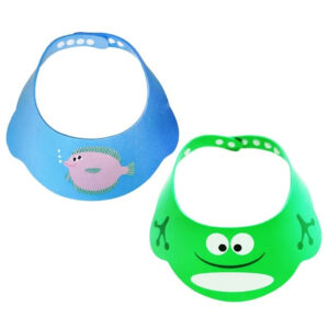 STAR BABiES Shower Cap Pack of 2 Green and Blue