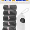 STAR BABiES Pack Of 5 Scented Bag Black With White Dispenser, Pack Of 1