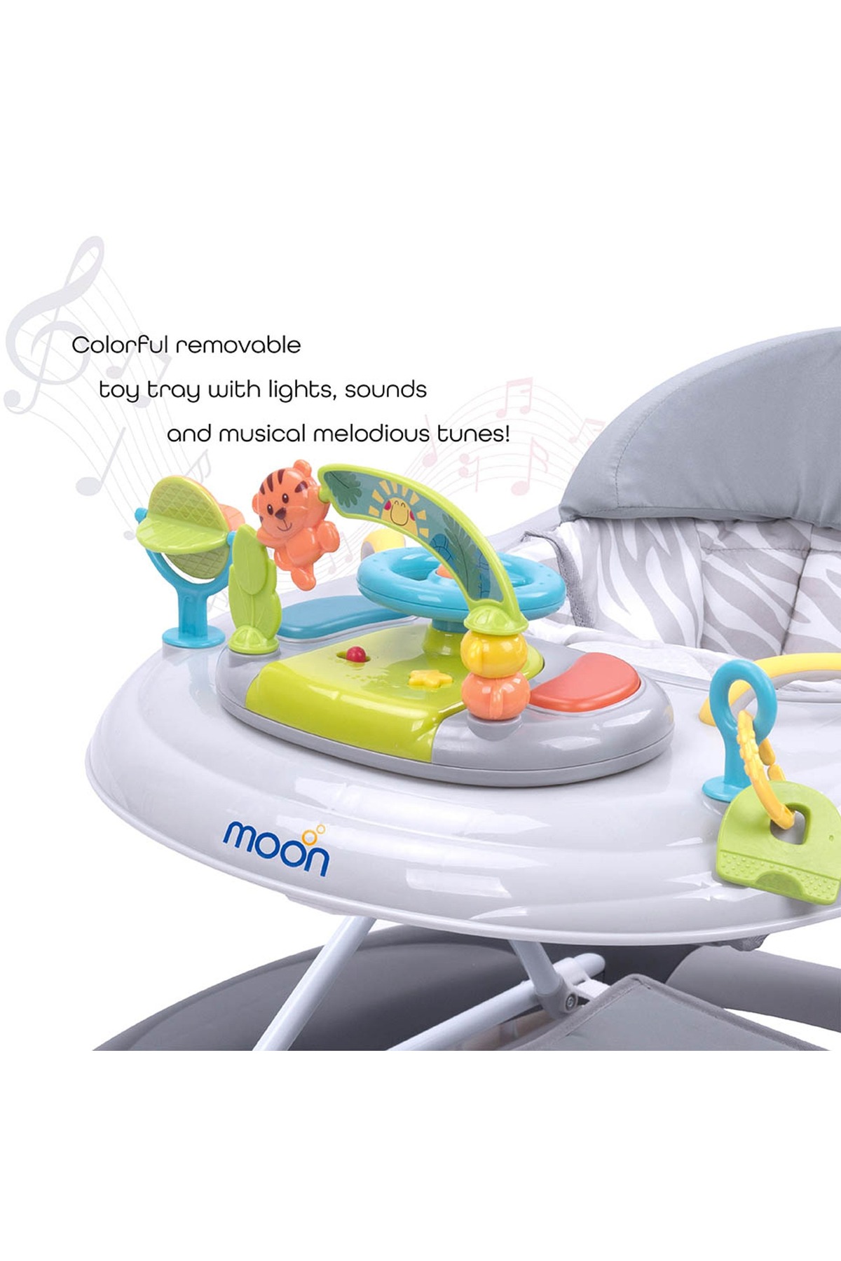MOON Cruise 4-in-1 Walker - Grey 1 MOON Cruise 4-in-1 Walker - Grey
