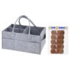 STAR BABiES - Caddy Diaper Bag w/ Scented Bag - 5pcs - Color May Vary