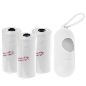 STAR BABiES - Scented Nappy Bag With Dispenser Pack of 3/45 Bags- White