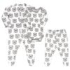 MOON Organic Baby 3 in 1 Gift Set- Romper-Body Suit-Jogger for 3-6 Months - Bear Print